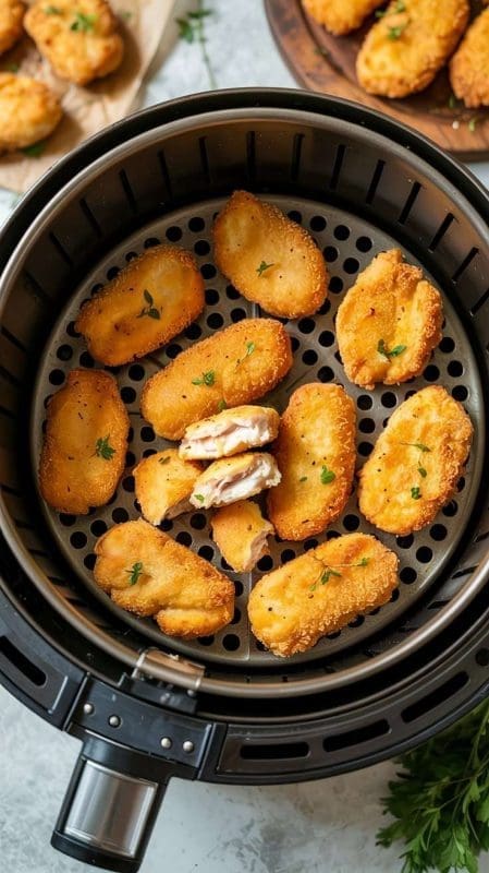 keto airfryer chicken nuggets recipe