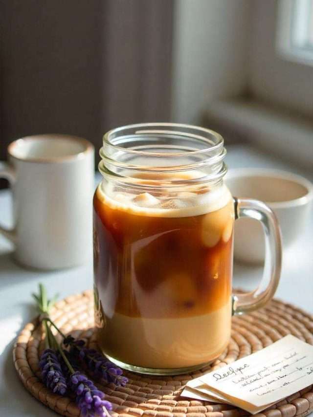 VIRAL VANILLA LAVENDER COLD BREW RECIPE THAT IS THE ULTIMATE PICK ME UP ON A HOT SUMMER DAY