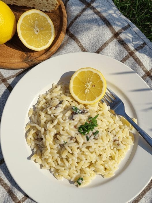 Lemon Orzo Pasta