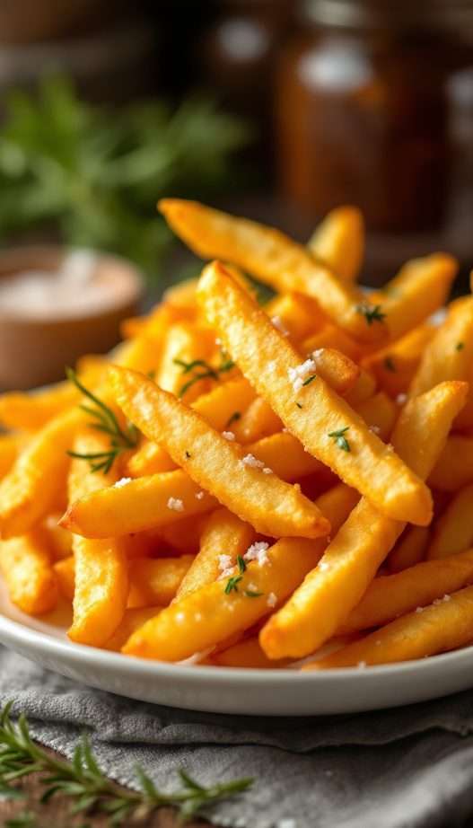 Air Fryer Crispy Homemade French Fries