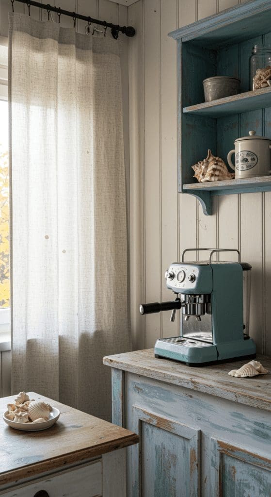 Coastal style coffee station