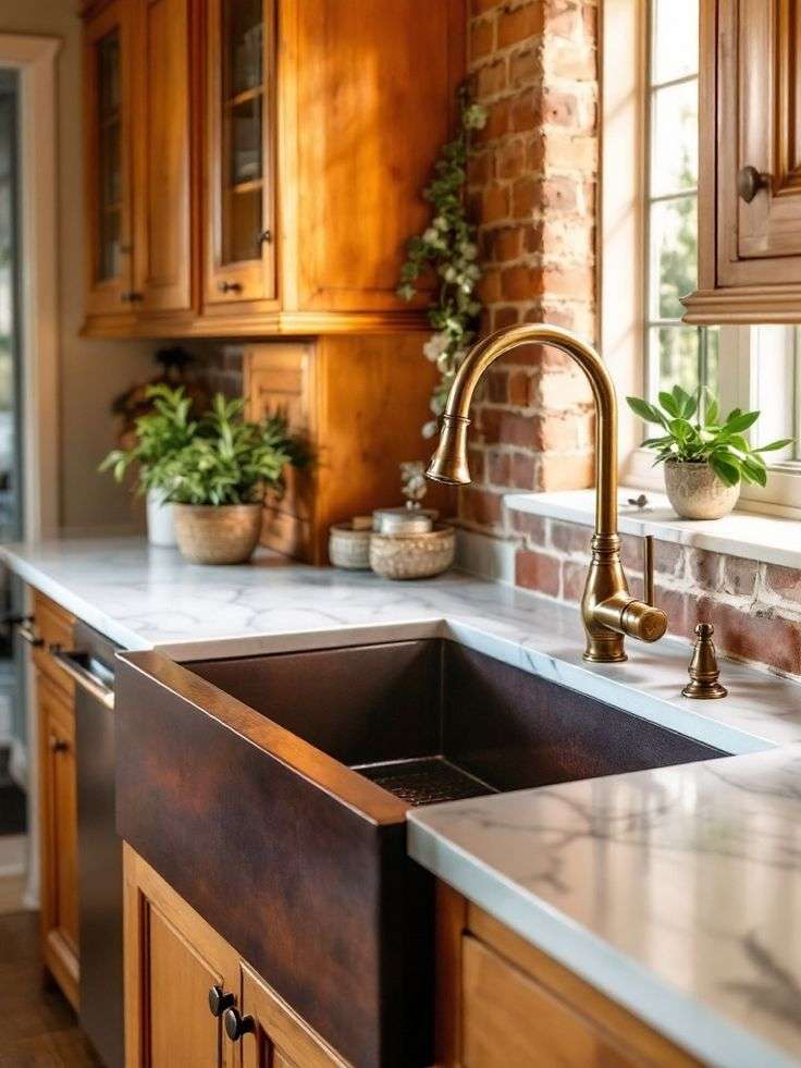 copper sink