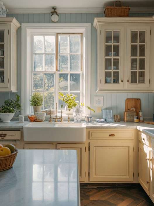vintage country kitchen