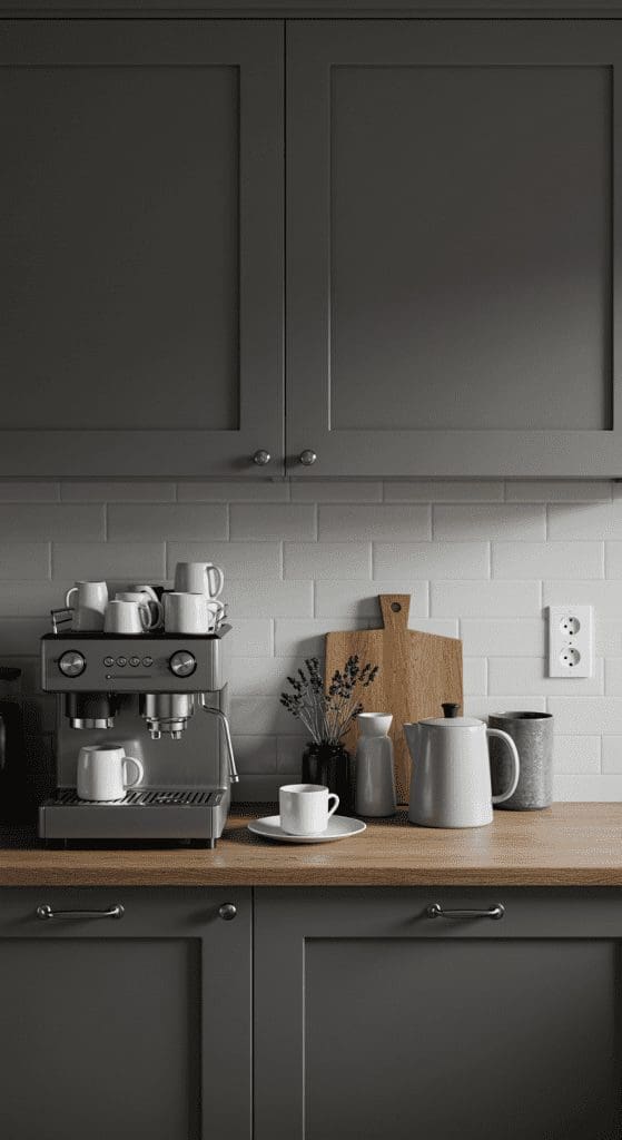 monochromatic Coffee Station Ideas