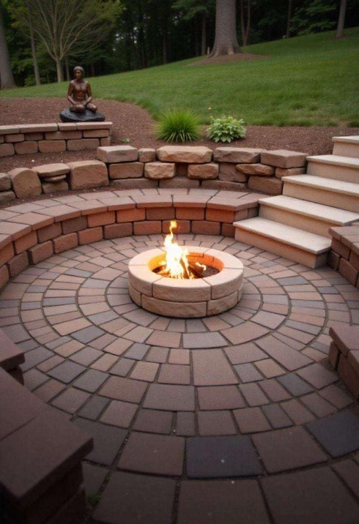 sunken firepit ideas