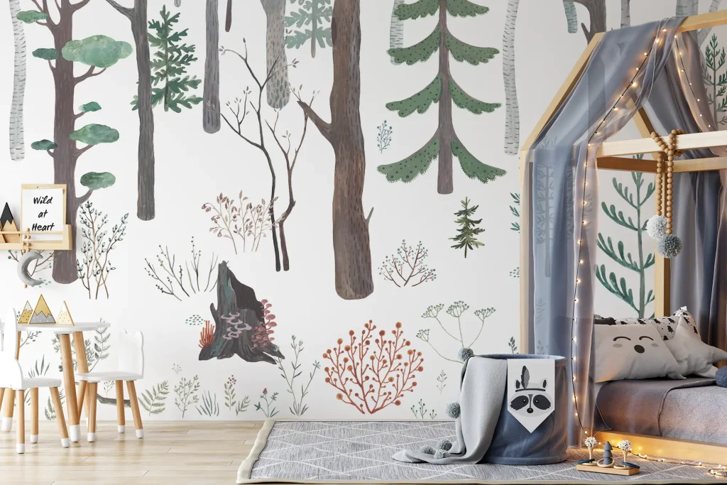no gift baby shower ideas wall mural