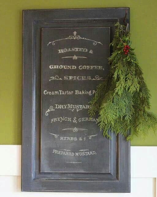 cabinet door signage Farmhouse Kitchen DIY