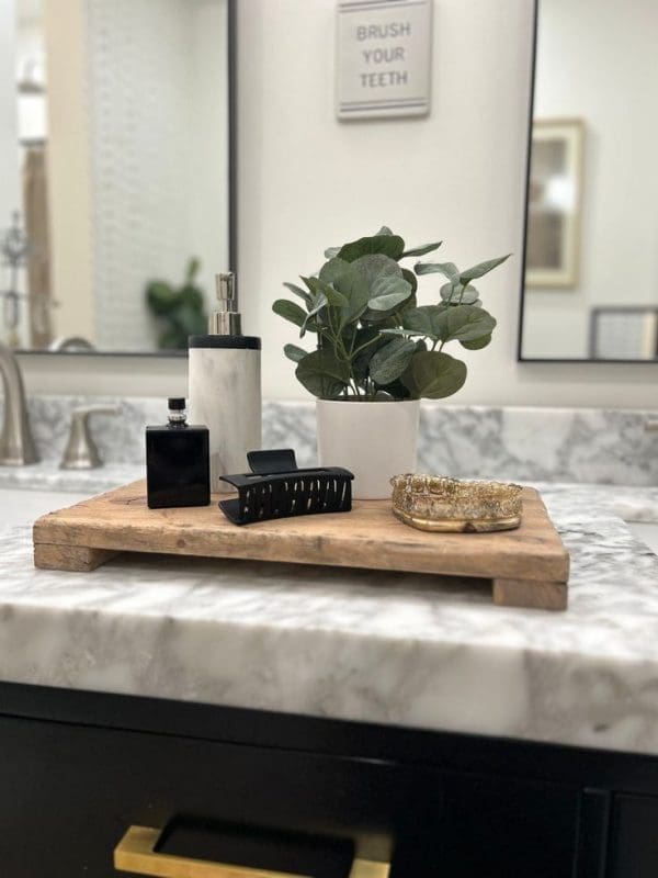 distressed picture frame tray