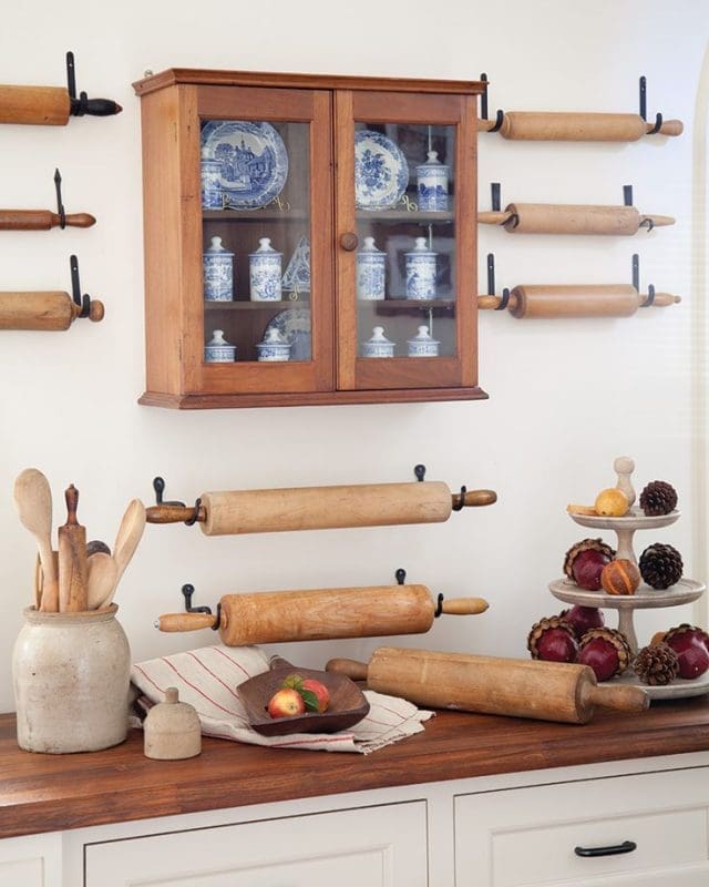rolling pin wall display