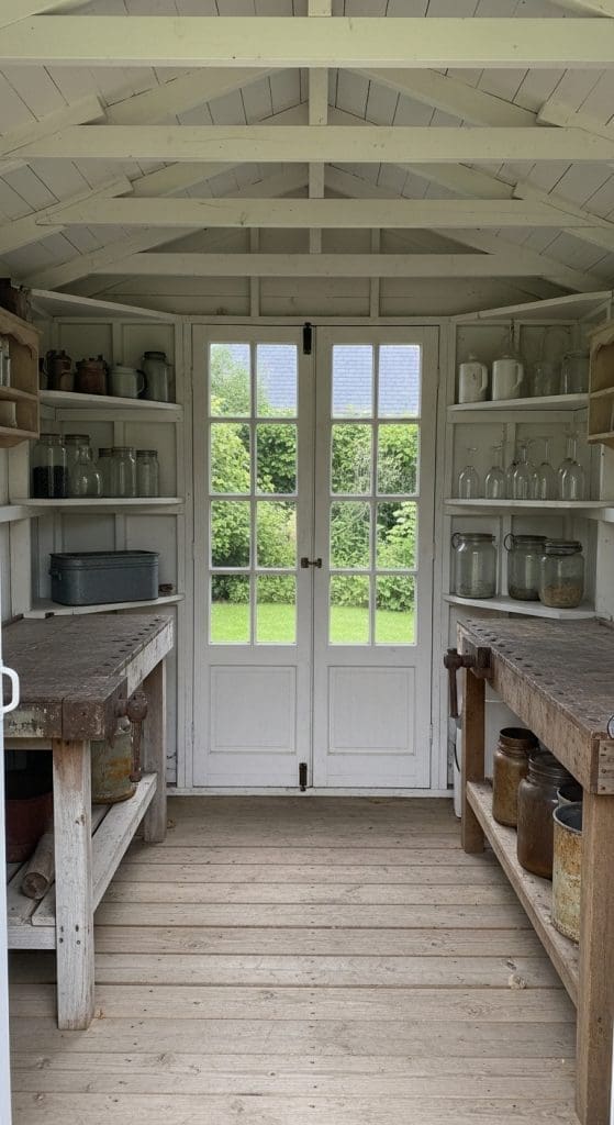 Garden Shed Ideas for potting studio