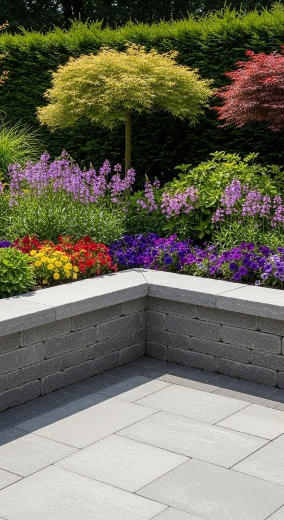 corner Landscaping Retaining Walls