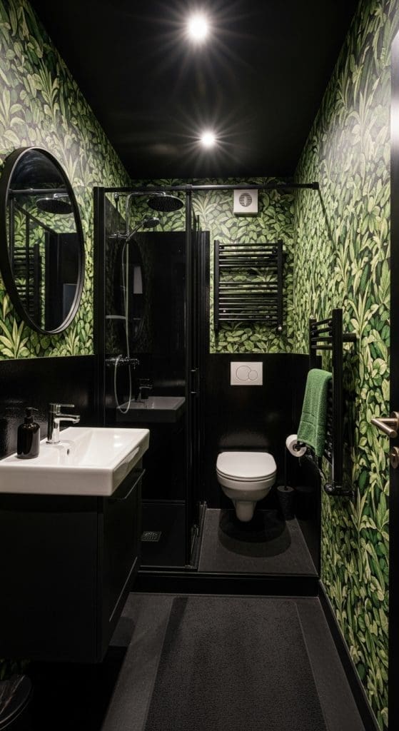 Dramatic Cloakroom Toilet Ideas