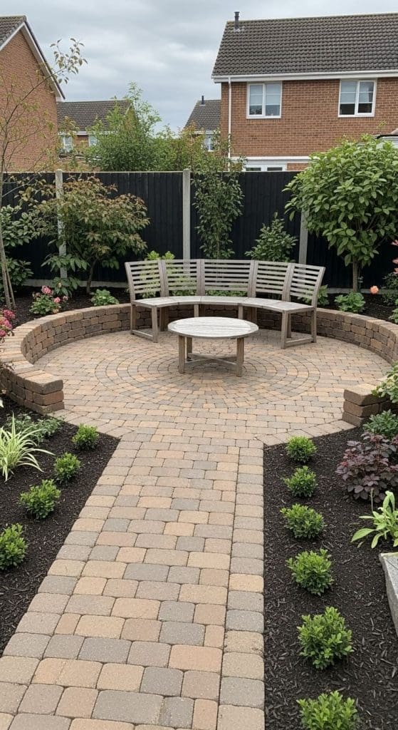 brick patio areas