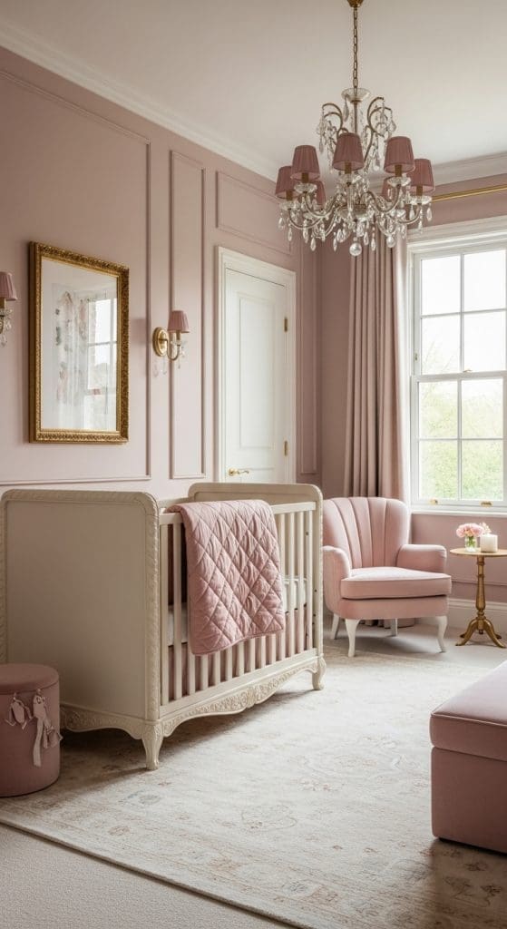 pink color palette Luxury Kids Bedroom