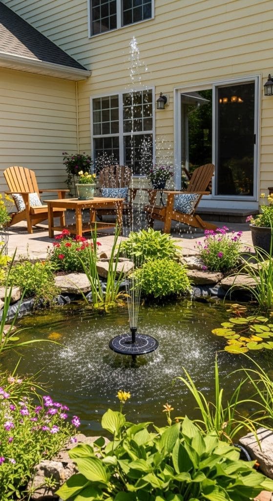 solar fountain