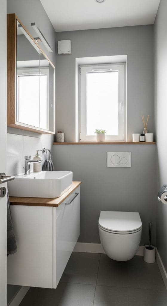 floating vanity unit Cloakroom Toilet Ideas