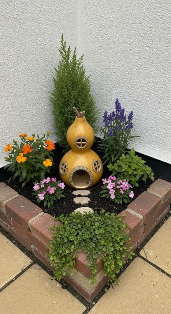 gourd shell fairy house