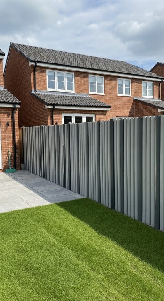 PVC piping fence