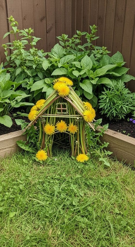dandelion fairy house ideas