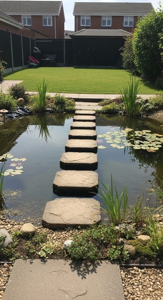 stepping stone Pond Ideas for Small Gardens