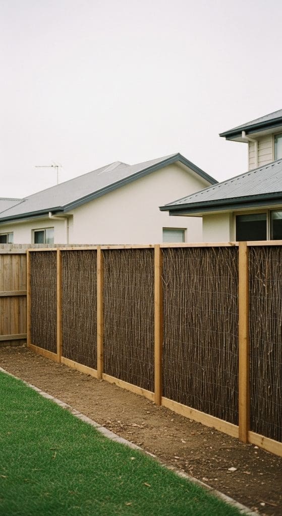 brushwood fence Cheap Privacy Fence