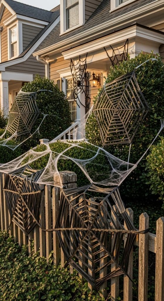 spiderweb Simple Outdoor Halloween Decor