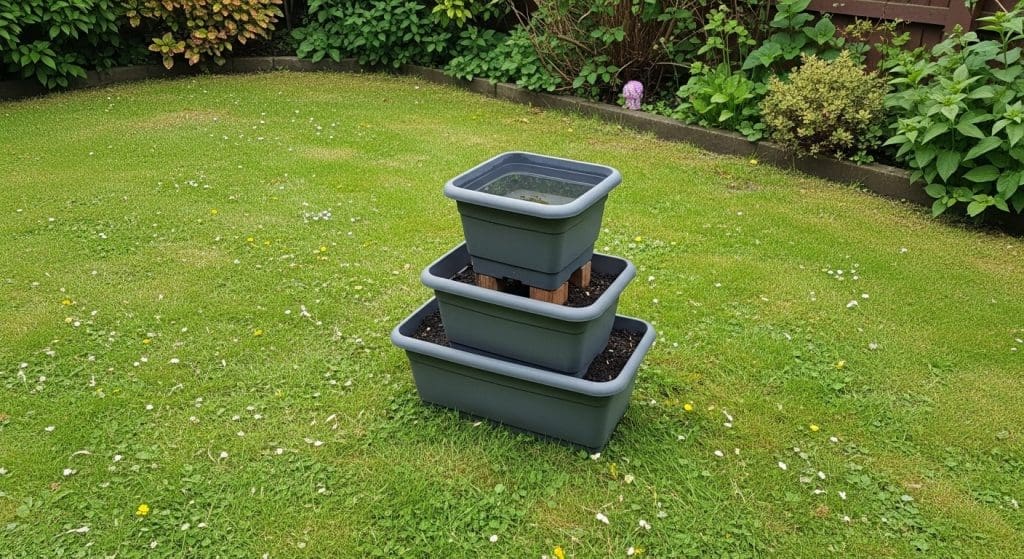 tiered planter bird bath