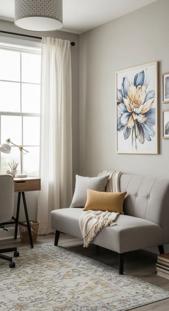 compact loveseat Office with Couch
