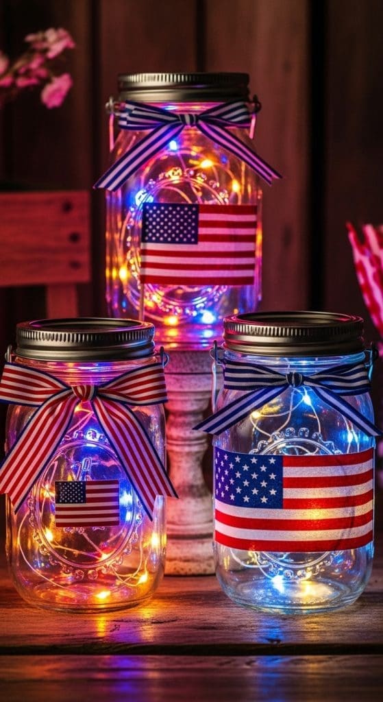 mason jar lanterns