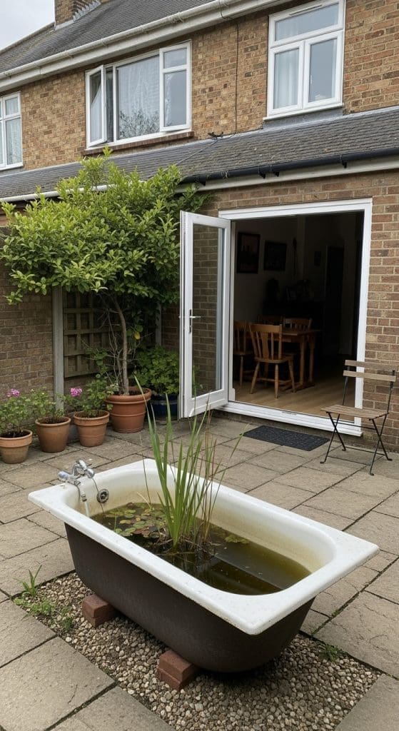bathtub pond