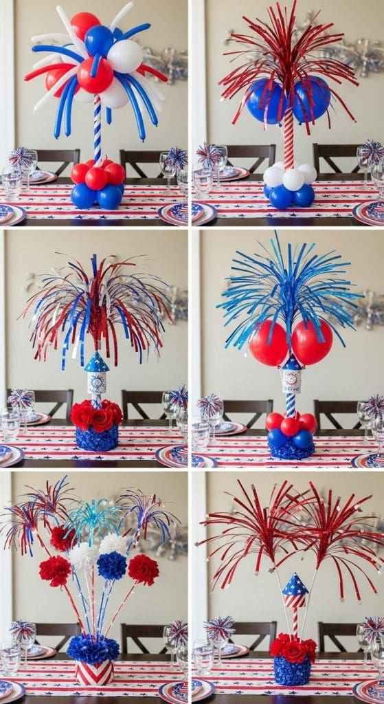 firework centrepieces