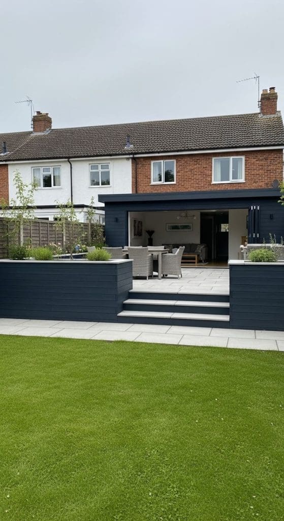 tiered Backyard Patio Ideas