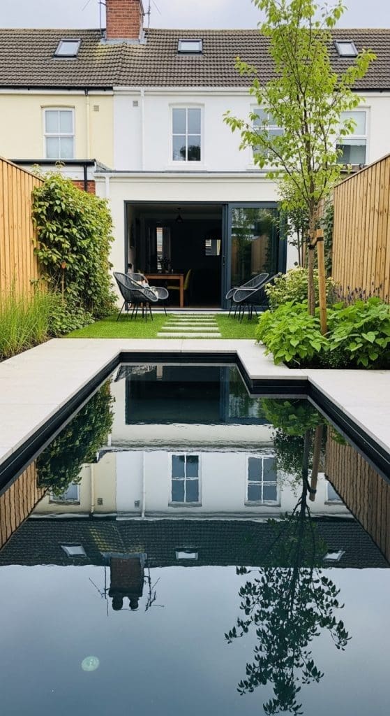 mirror effect Pond Ideas for Small Gardens