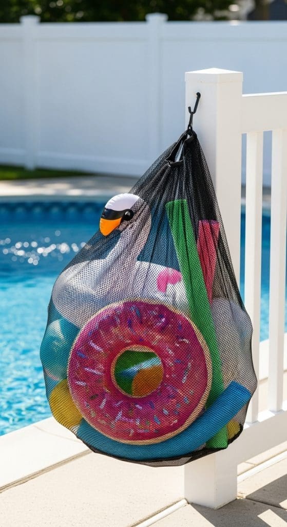 mesh bag for pool floats