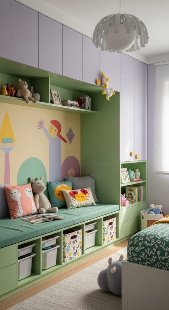 reading nook for Small Kids Bedroom Ideas