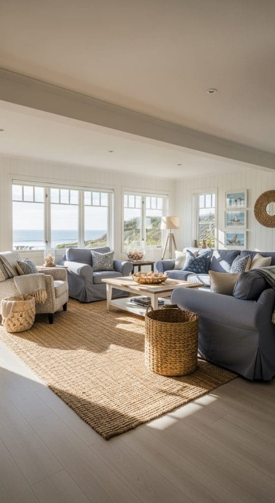 natural light in living room