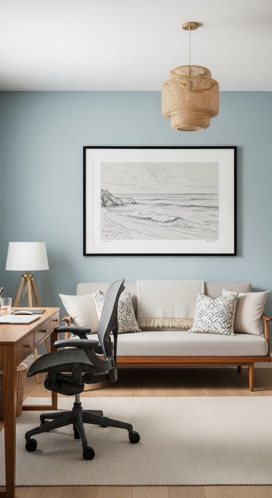 coastal style office