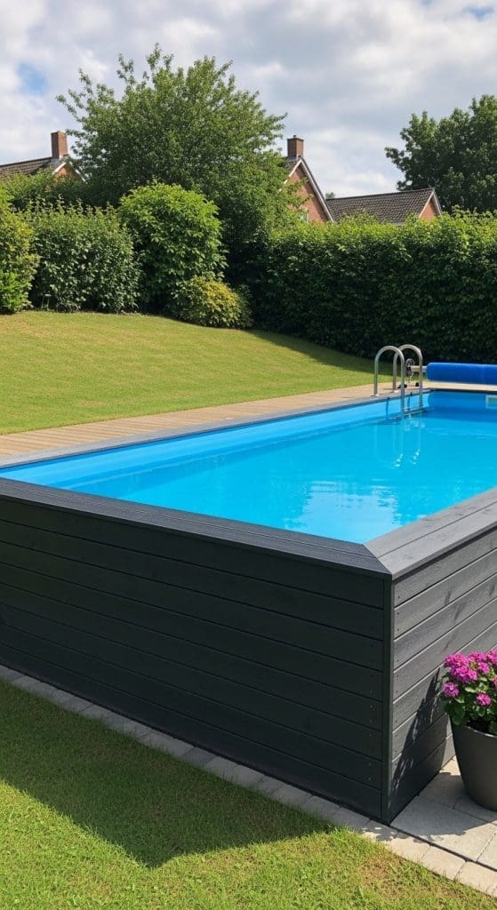 infinity above ground pool