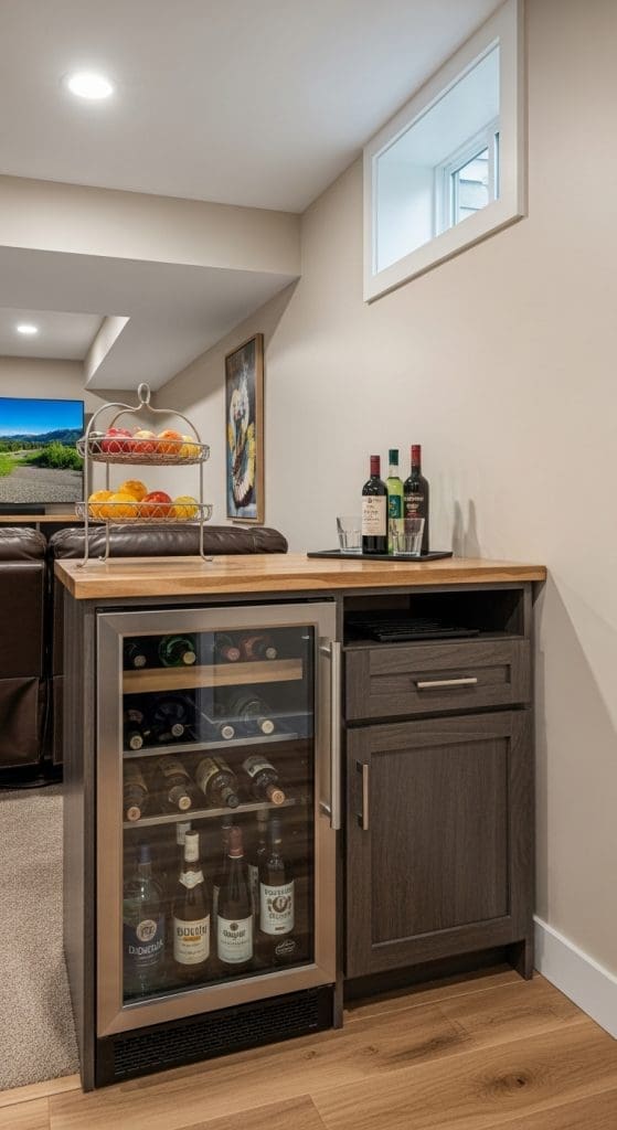 mini bar and snack bar