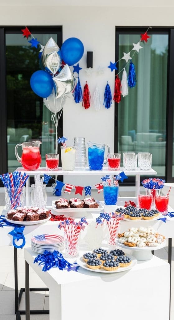 4th of July Decor for food