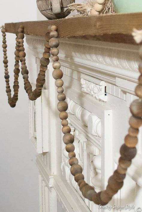 farmhouse bead garland