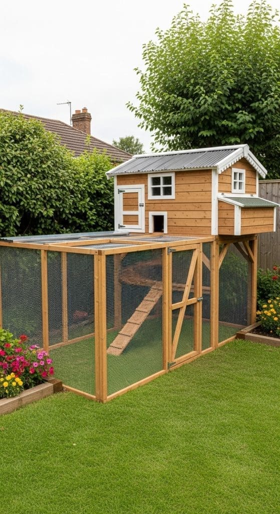 raised Chicken Run Ideas