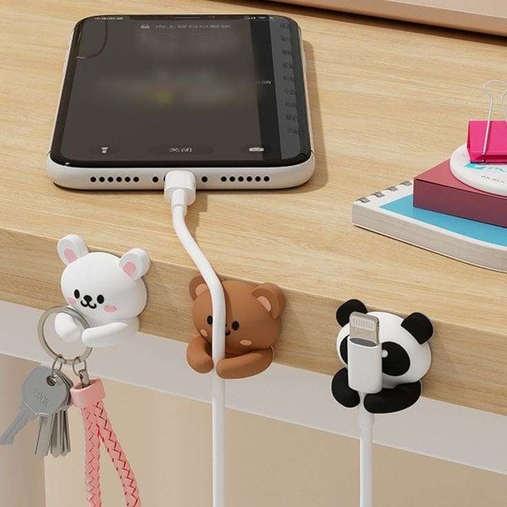 cable ties holding wires and keeping everything tidy