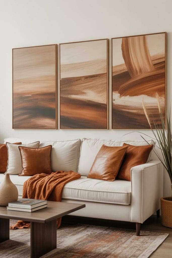 earthy tone Couch Wall Decor