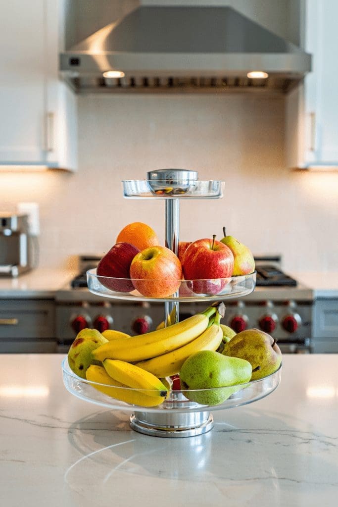 Tiered fruit bowl