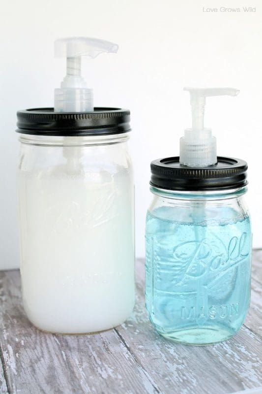 mason jar soap