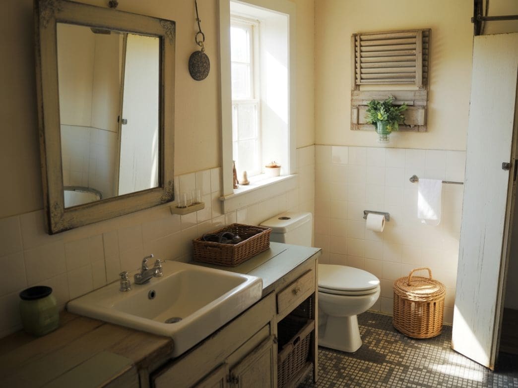 Farmhouse Bathroom DIY