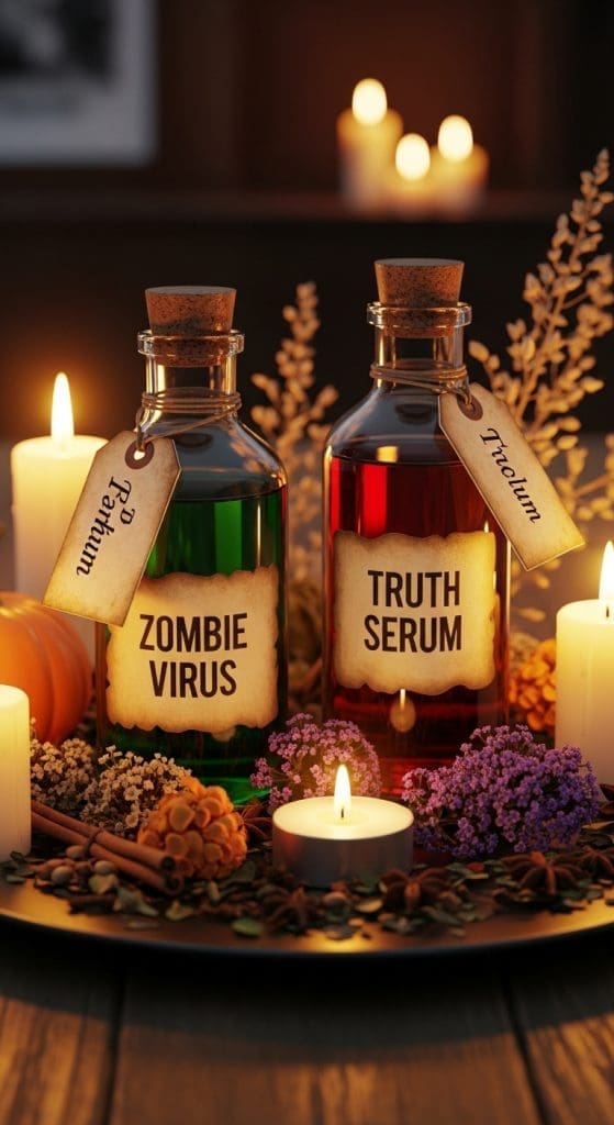 potion bottle cluster
