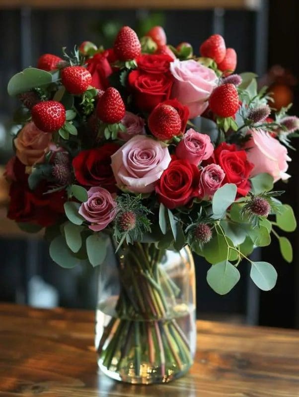 strawberry bouquet