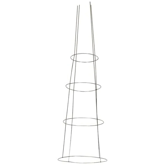 inverted tomato cage for DIY tomato cage ghost